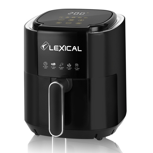 [LAF3011-2GO] FRITEUSE À AIR LEXICAL LAF-3011-2 - 1300W - 4L - Noir