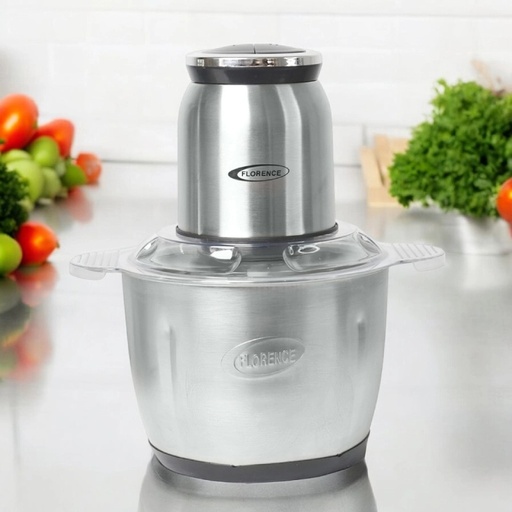 [AT7002-GO-Noir] Hachoir électrique Florence En Bol Inox 3L-1000W-Noir