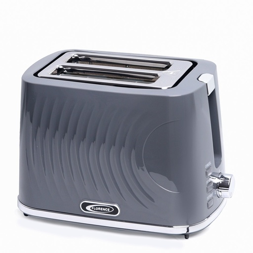 [HK412-GO-Gris] Grille Pain Florence 900W - Gris