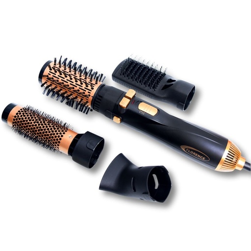 [HK438-GO] Brosse Coiffante Rotative 5en1 Florence - 1200W