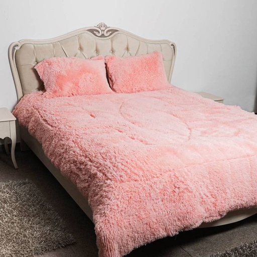 [DHC6C-GO-Rose] Couette Caniche GOLDEN HOUSE 190 X 250 Cm-Rose