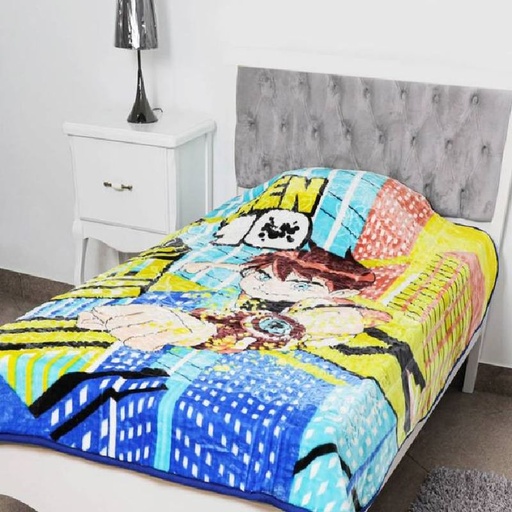 [MAY01-BEN10-GO] Couverture Adora Kids une Place 160x210 cm- BEN 10