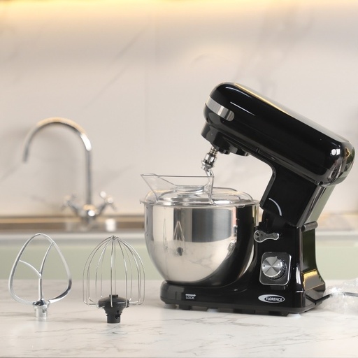 [MK3705-GO-Noir] Robot Pétrin 5L 1500W Florence MK-3705-Noir