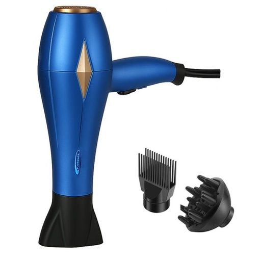 [HK427-GO-Bleu] Sèche Cheveux Pro HK-427 FLORENCE 2200W -Bleu