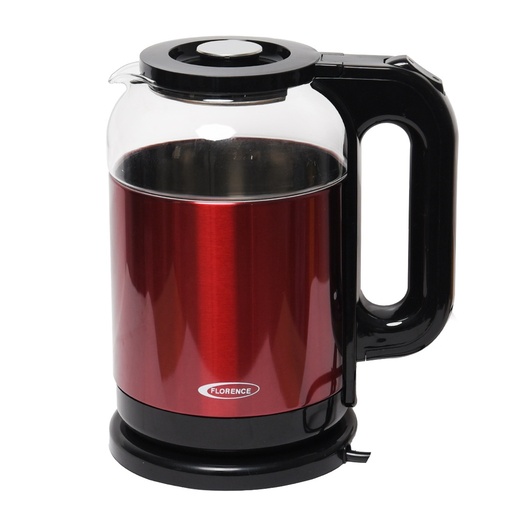 [HK415-GO-Rouge] Bouilloire Électrique Florence 2L 1500W Rouge