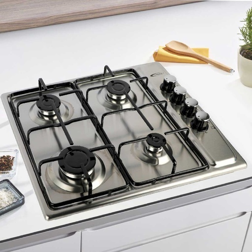 [LX410B-GO] Plaque De Cuisson à Gaz 4 Feux Inox Florence LX410B