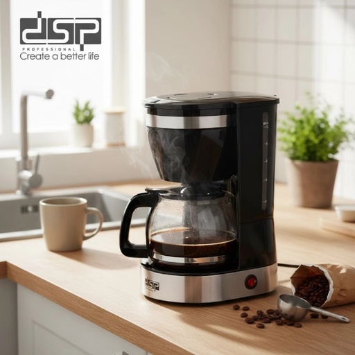 [KA3126-GO] Cafetière Electrique DSP 1,25L-800W-10 Tasses