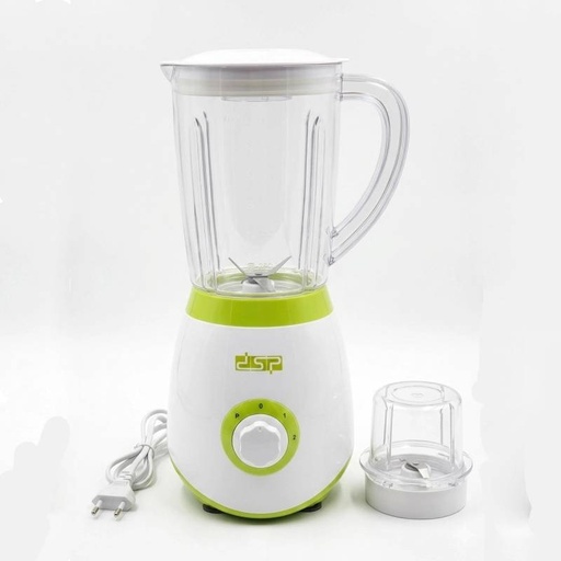 [KJ2002-GO-Vert pistache] Mixeur blender électrique DSP avec moulin à café/épices inclus -350W-1,5L-Vert pistache