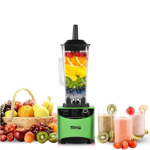 [KJ2099-GO-Vert] Blender électrique multifonction DSP - 1800W - 2L- Vert